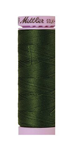 Hilo de algodón Mettler Silk-Finish 50, 164 yardas / 150 m, color Cypress miniatura 1
