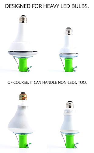 STAUBER Best Bulb Changer (Green, with 20 ft Pole, Large Suction)
