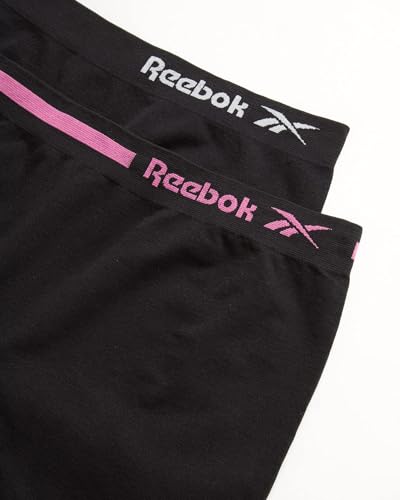 Reebok Girls Bike Shorts - 2 Pack Stretch Performance Dance Cartwheel Shorts for Girls - Seamless Underwear Shorties (6-16)3