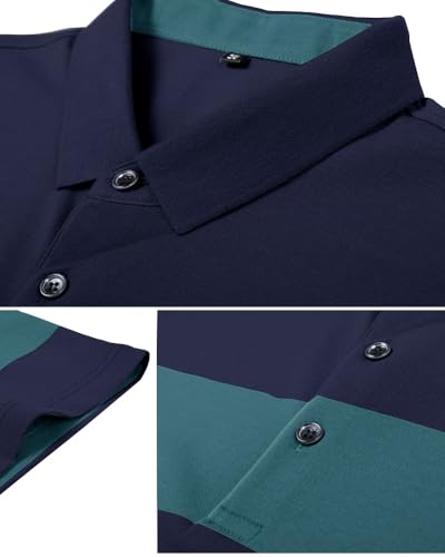 Image of Noble Monk Men's Polycotton Regular Fit Polo T-Shirt Half Sleeves |Polo Collar | Casual T-Shirt