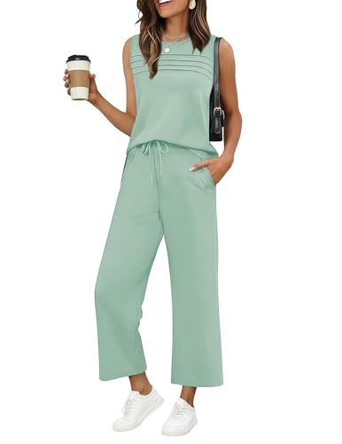 Ekouaer Two Piece Sets for Women Cute Summer Outfits 2026