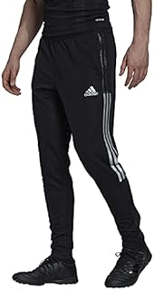 adidas Men's Tiro Reflective Track Pants, Black, Medium