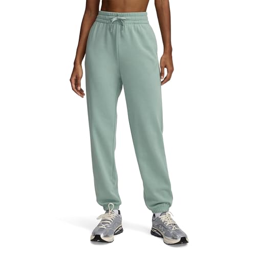Under Armour Womens Rival Terry Joggers, (348) Silica Green / / White, Medium