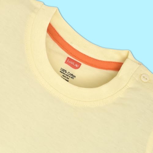 Image of LuvLap Baby Boys Regular Fit 100% Cotton Half Sleeves Boys T-Shirts and & Shorts Set Pack of 3