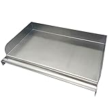 HANDHABUNG - Dank der großen Fläche von 41 x 28 cm der Teppanyaki Pfanne können Pancakes, Gemüse und Speck gleichzeitig angebraten werden. Die stabile Auflagefläche sorgt für einen festen Stand.