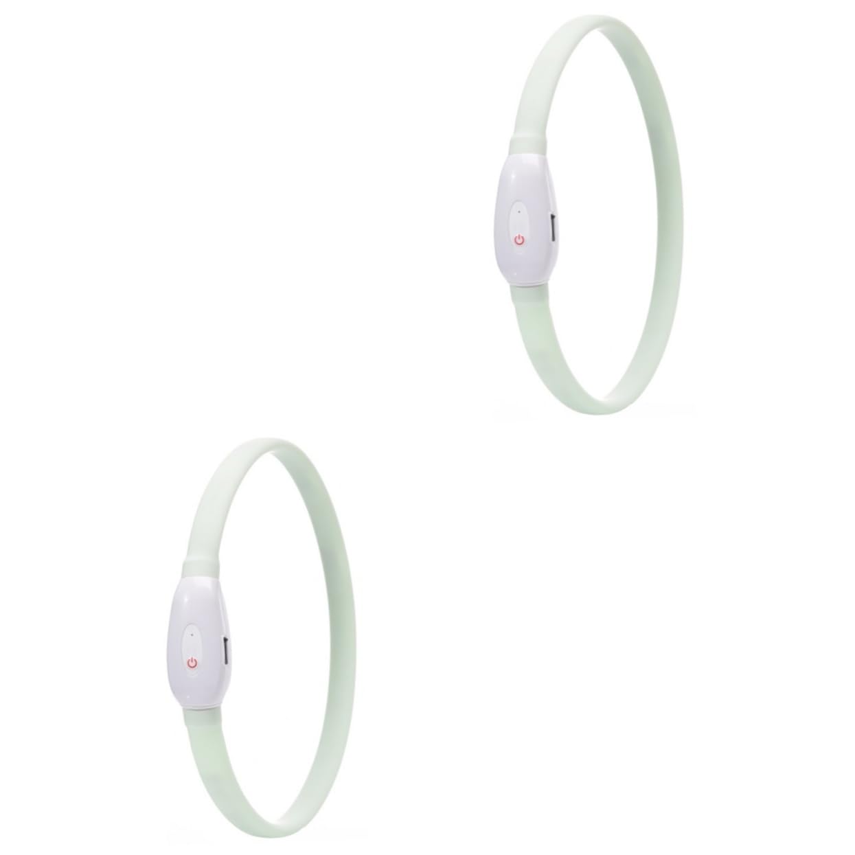 INOOMP 2juegos Collar Led para USB y para Seguridad Nocturna Collar Luminiscente para