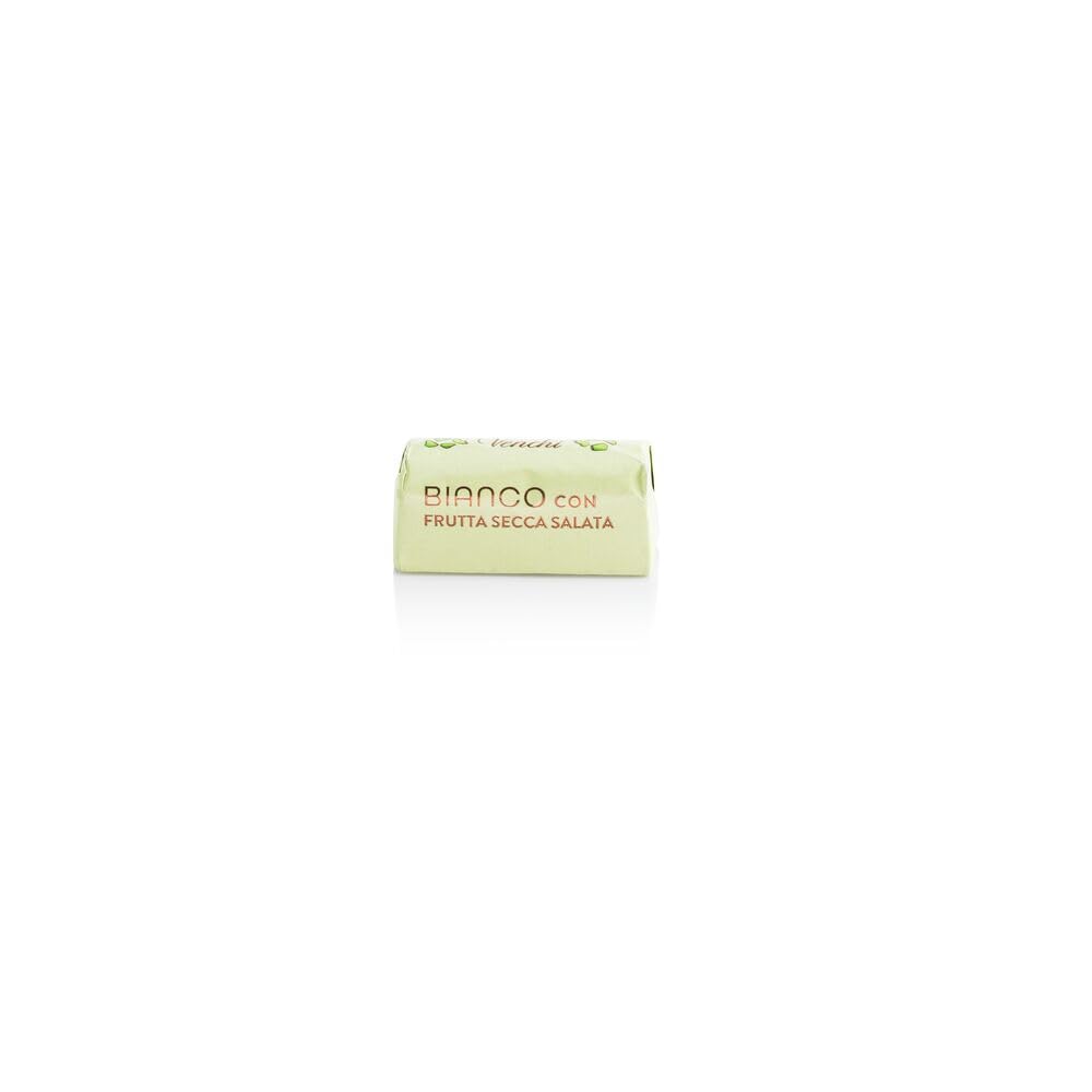 Venchi - Minilingote de Chocolate Blanco Salado - Bombón con Avellanas del Piamonte IGP, Pistachos y Avellanas Ligeramente Salados, 1 kg - Sin Gluten
