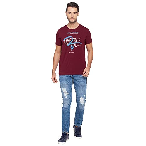 Image of Spykar Men's Slim Fit T-Shirt