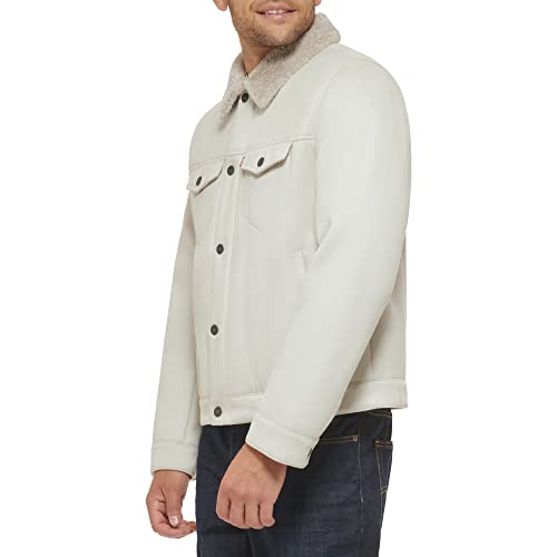 Image of Levi's Men's Faux Leather Classic Trucker Jacket