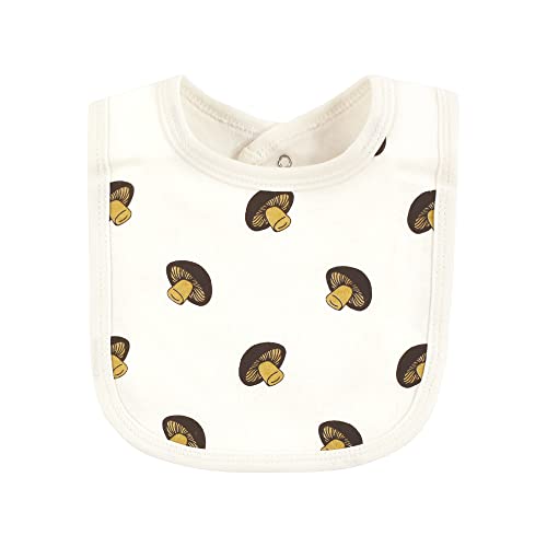 Image of Touched by Nature Unisex Baby Organic Cotton Bibs, Fruits And Veggies, One Size