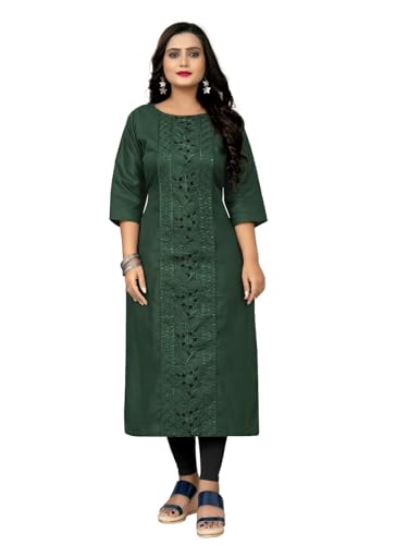Image of Women's Embroidered Plus Size Kurtis