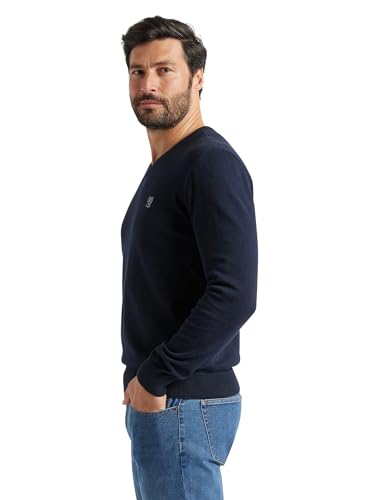 Chaps Men's Casual V Neck Sweater - Ribbed Knit Slim Fit Long Sleeve Pullover Top for Men (M-2XL)3