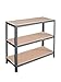 Produktbild shelfplaza® HOME Schwerlastregal 100x120x50cm anthrazit/Metallregal mit 3 Böden/als Kellerregal, Garagenregal, Werkstattregal oder Lagerregal/Steckregal Metall mit 175kg Tragkraft