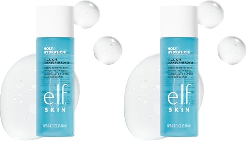 Image of e.l.f. SKIN Holy Hydration Off Makeup Remover,Liquid Makeup Remover For Eye,Lip & Face-Makeup,Gentle Formula,Vegan & Cruelty-free,(Pack of 2)