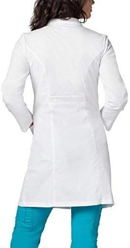 Adar Universal Stretch Lab Coat for Women - 36" Tab-Waist Lab Coat - Image 4