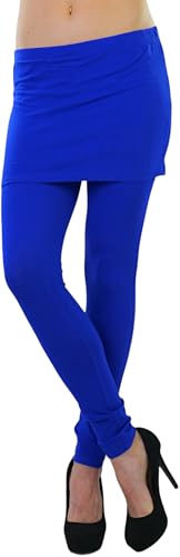 ToBeInStyle Women's Skirted Yoga Pants Flared Leggings w/Attached Shirred Skirt3