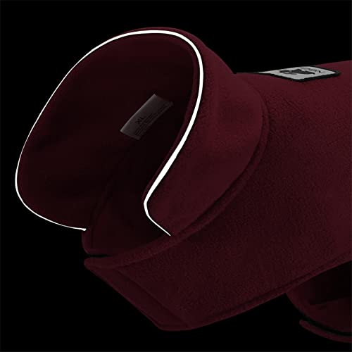 Manteau réfléchissant pour chien en molleton camel taille S - 4