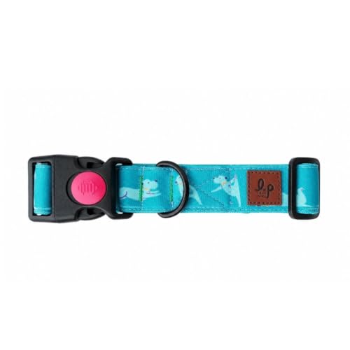 Image of Lana Paws Doga Fabric Dog Collar, Lightweight & Durable Belt for Medium Dog Breeds