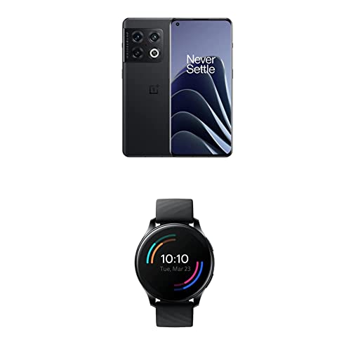 OnePlus 10 Pro | 5G Android Smartphone | 6.7” QHD+ Display | 12GB+256GB | U.S. Unlocked | Triple Camera co-Developed with Hasselblad | Volcanic Black + OnePlus Watch