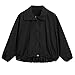 Yioaga Women Bomber Jacket Casual Long Sleeve High Neck Zip Up Button Puff Fall Coats Lightweight Streetwear Outerwear(Black,S)