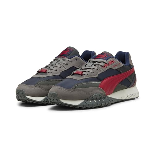 Recopilación de Talla 28 los mejores 10. 45 PUMA, Tenis Casuales Blktop Rider, Unisex, Azul con Rojo, Talla 28