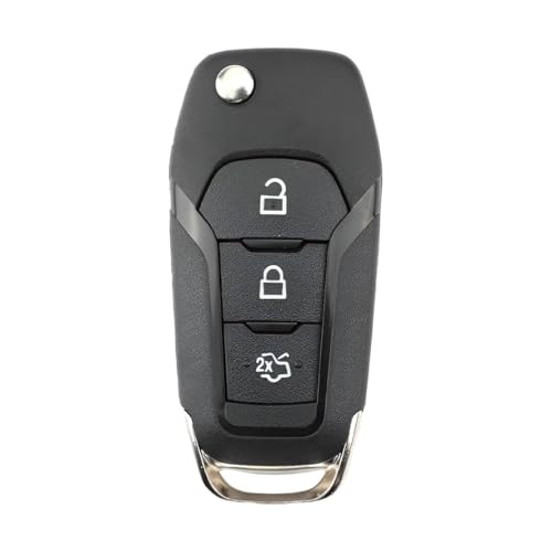Coque de télécommande de voiture pour Ford F150 3 boutons avec lame de rechange