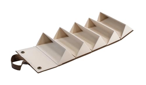 Image of Calabria 5 Slot Travel Sunglasses Organizer - Foldable Glasses Case for Multiple Eyewear | Handle Hard Shell Storage Holder