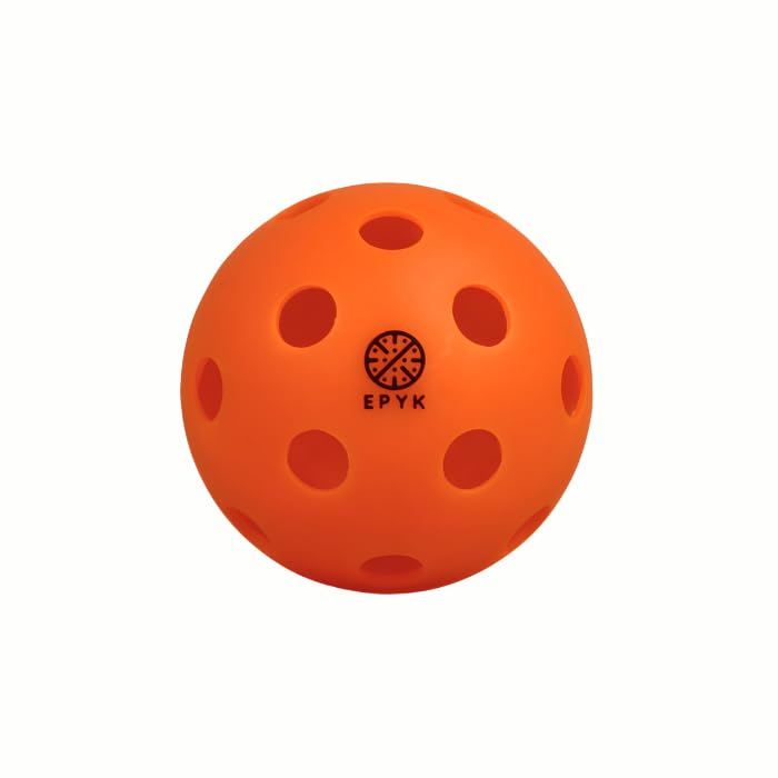 EPYK Palline da pickleball per interni, 26 fori, TPE, diametro 74 mm, 24 g