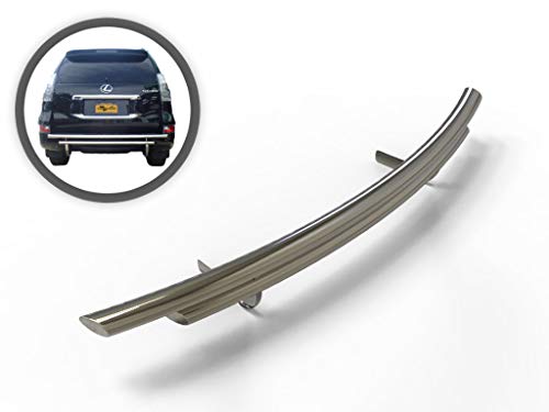 VANGUARD VGRBG-0752-0754SS Stainless Steel Double Layer Rear Bumper Guard | Compatible with 10-24 Lexus GX460 / 03-09 Lexus GX470 / 03-24 Toyota 4Runner Excludes TRD Models