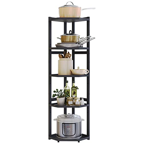 Auroglint Pan Organizer Rack For Kitchen, Adjustable Pan Pot Rack With 5 Tiers, Heavy Duty Pot Organizer Premium Kitchen Organization #TOP22