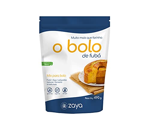 Zaya O Bolo de Fubá - Sem Glúten e Sem Açúcar