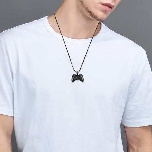 Imrsanl Game Controller Urn Necklace Pendant for Ashes Cremation Jewelry Hip Hop Necklace for Men Women4