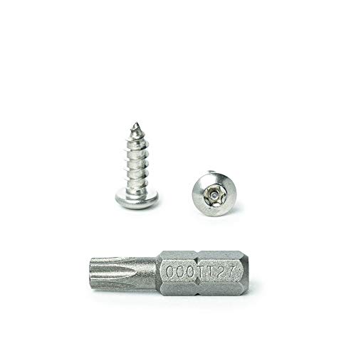 Bridge Fasteners #14 X 3/4 Inch Button Head Torx Security Sheet Metal Screws cover
