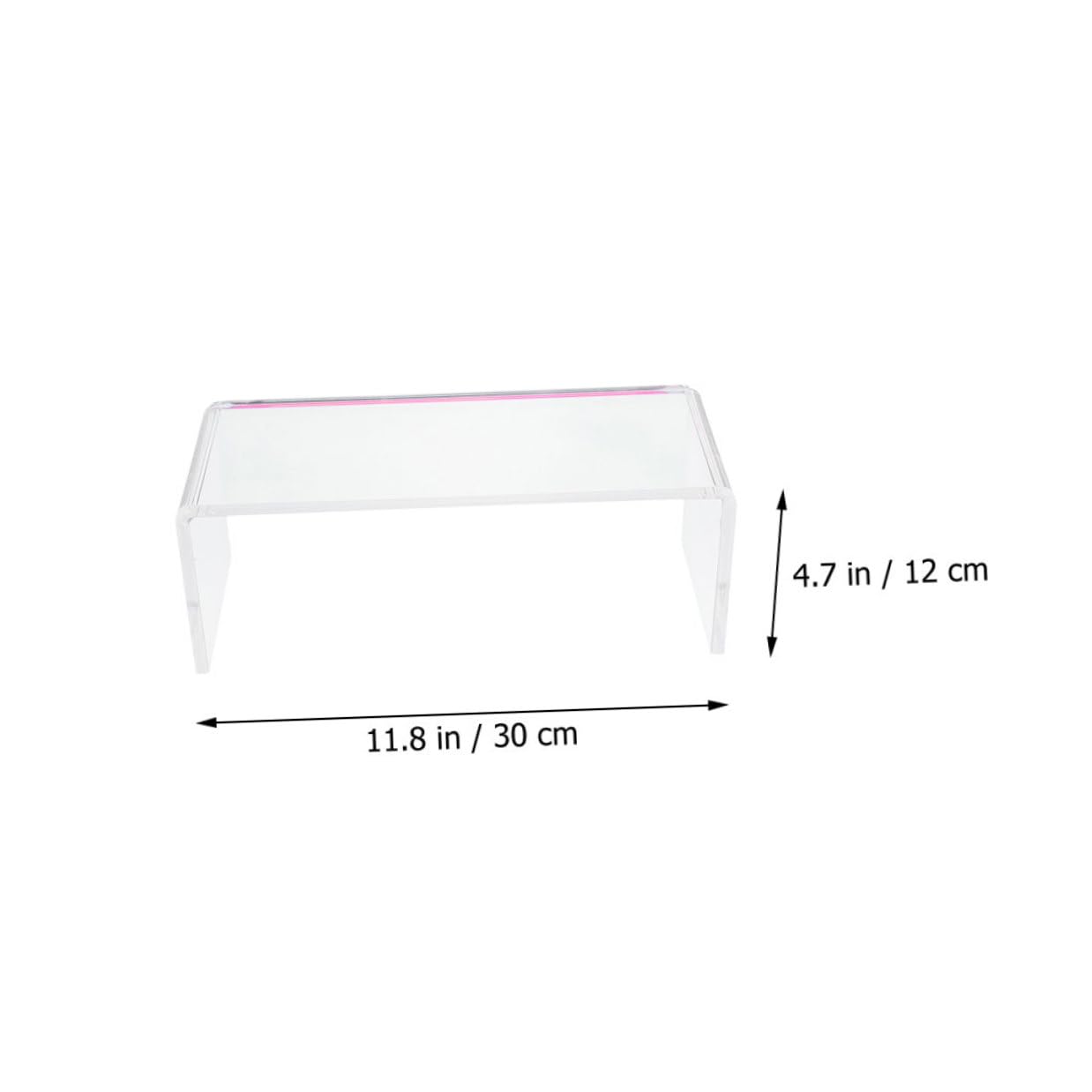 Cuscino Manicure Acrilico Bianco per Supporto del Polso | Uso Salone e Casa, Pratico e Portatile, Aiuta a Proteggere Piano Durante la Limatura