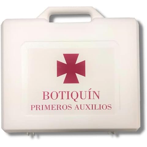 Botiquín de primeros auxilios First aid kit. Acampada, viaje, hogar, trabajo, colegio. Curas, heridas, torceduras (Mediano) de Westhen Cover