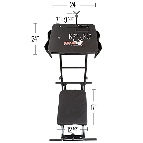 Kill Shot Portable Shooting Bench Seat With Adjustable Table Gun Rest #TOP6