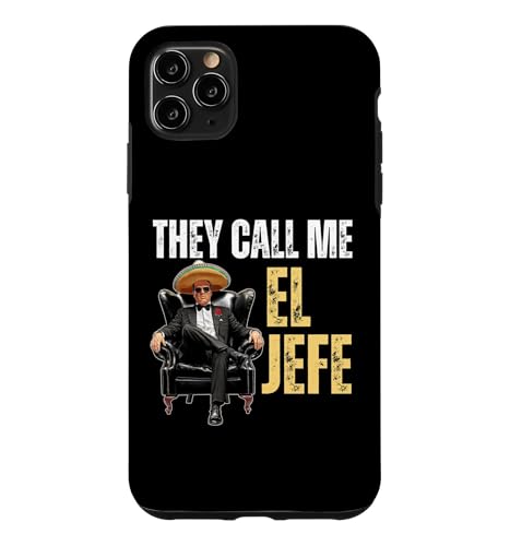 Funny Mexican Boss Design - They Call Me El Jefe �X�}�z�P�[�X iPhone 11 Pro Max �p
