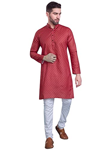 Shiwam Mens Cotton Printed Kurta Top