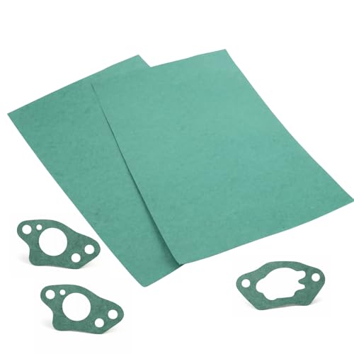 Rowglow 2pcs Papel Junta Para Motor Carburador Culata 300x200x0,5 Mm, Papel Junta Para Cárter, Cilindro, Válvulas, Bomba Y Brida Para Scooters, Motos, Cortacéspedes, Motosierras (30x20cm 0.5mm 2pcs)