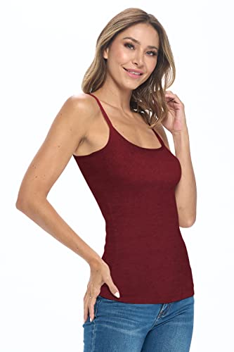 Image of Natural Uniforms Women's Camisole Tank Top-Breathable Cotton Stretch