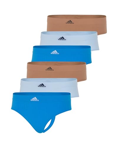 Image of adidas womens Seamless Thong Underwear 3-pack