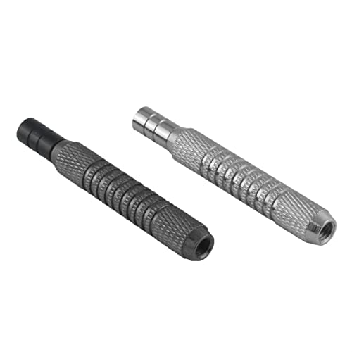 DGHAOP 9pcs 2g Dart Weights Fine Copper 6x11mm Black/Silver/Brass 2ba Thread for Dart Accessories