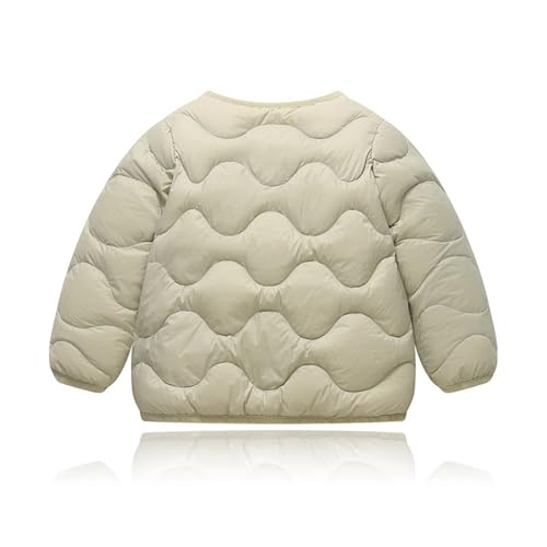 Toddler Girls Lightweight Puffer Jackets Snap Buttons Thick Warm Winter Coats Kids Baby Soft Padded Down Coats2