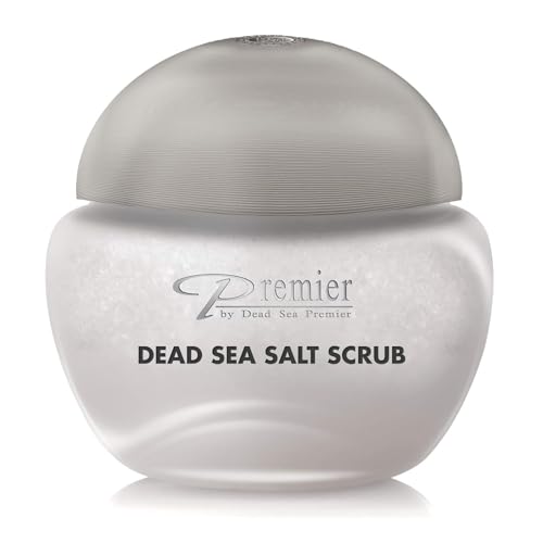 Image of Premier Body Salt Scrub for Dry Skin - Breeze Scent 10.5 Oz | Exfoliating Salt Scrub with Dead Sea Salt, Jojoba, Sweet Almond & Grape Seed Oils, Foot and Hand Exfoliator, Vitamin E