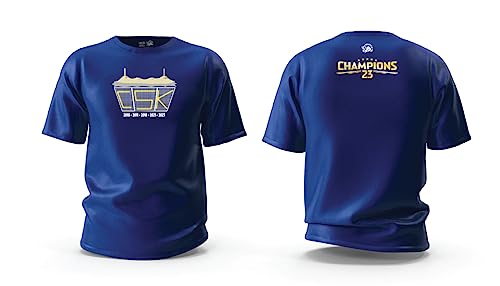 playR x Chennai Super Kings Mens Regular Fit T-Shirt (PRCSK23-117 CT_Navy (B0CBVJV3R4) Amazon Price History, Amazon Price Tracker