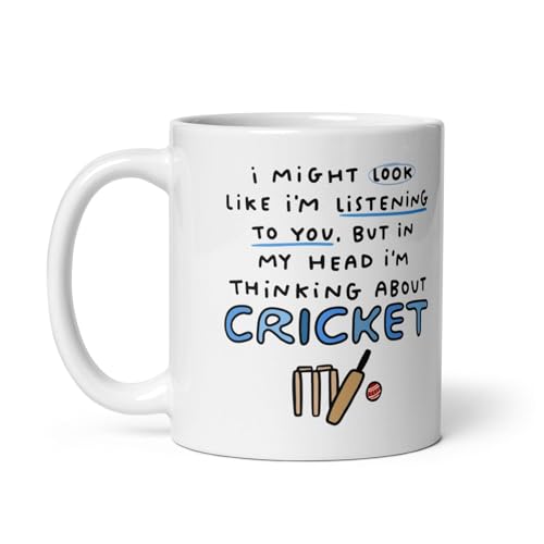 Image of Cricket Theme Ceramic Coffee Mug, MS Dhoni and Virat Kohli Fan Art Print (Cricket Lover)