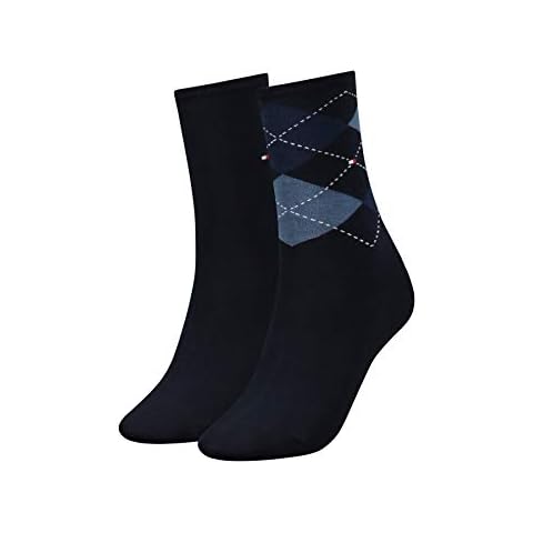 Calcetines altos Tommy Hilfiger para mujer con algodón cepillado y puntera sin costuras Cover