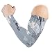 voucong Nile Sparrow Cloud Gray Running Arm Sleeves (1 Pair), UV Sun Protection Arm Cover Shield for Youth Youth Outdoor Working, M