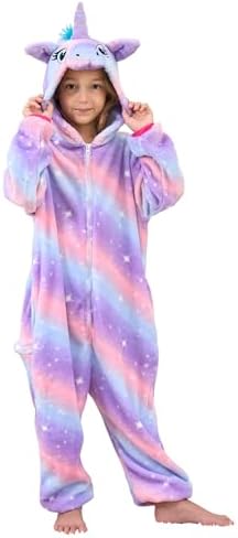 Kids Unicorn Onesie Animal Pajamas Cosplay Costume Sleepwear