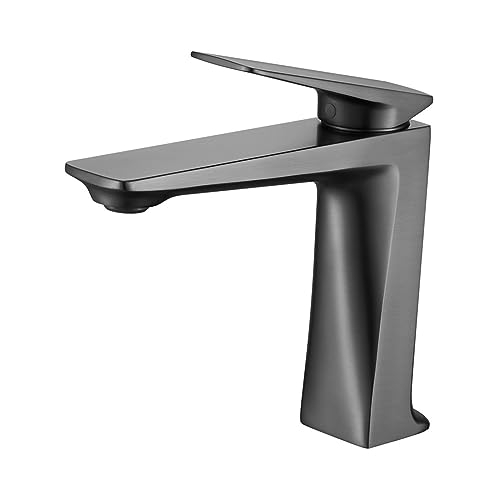 Mitigeur de lavabo de salle de bains laiton entretien facile - 3